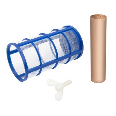 Imagem de Shuisen Kit de substituição de cobre ionizador de piscina - Ânodos de cobre de substituição 10 x 0,98 cm roscados M6 apto para ionizador solar de piscina, funciona com a maioria das marcas, ânodo de