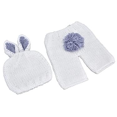 Imagem de Generic Fantasia de Coelho Infantil, Fantasia de Orelhas de Coelho para Fotografia de bebê de 0 a 6 Meses