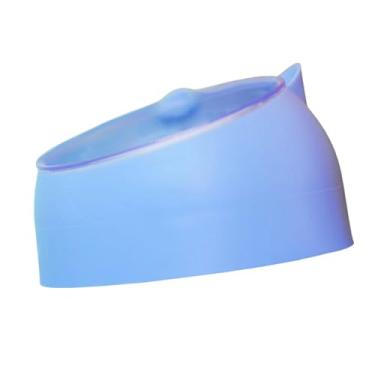 Imagem de predolo Hamster Areia Tigela de Banho Recipiente Habitat Acessórios Chuveiro Caixa de Areia Banheira para Ratos Chinchila Gerbilo Furão Ouriço, Azul