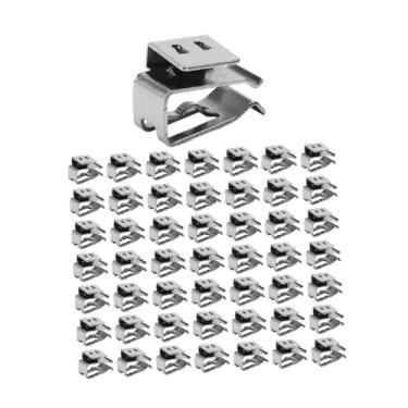 Imagem de Ｂｅｓｇａ Grampos de Fio de Painel Solar para Gerenciamento de Cabos de Módulo Fotovoltaico, Grampo de Cabo Fotovoltaico, Seguro, Profissional, Prático, 19,5 Mm, 50 Peças