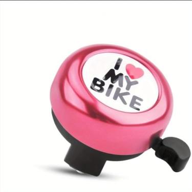 Imagem de Bicicleta Bell Love Liga de Alumínio Mini Universal MTB Bicicleta Estrada E-Bike Scooter Elétrica Acessórios Criativos (Rosa)