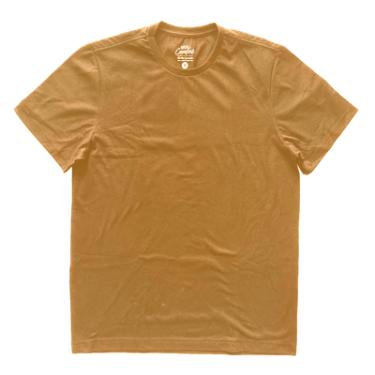 Imagem de CAMISETA MASCULINA EM TECIDO ALGODÃO, LISA, COR TELHA, BASICA, MARCA BASIC +, TAMANHO P