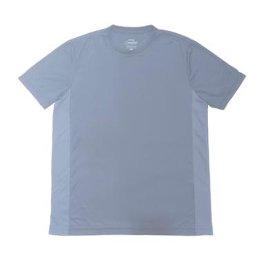 Imagem de CAMISETA COM FAIXA EM TECIDO POLIESTER, COR CINZA, MARCA BASIC+ TAMANHO P