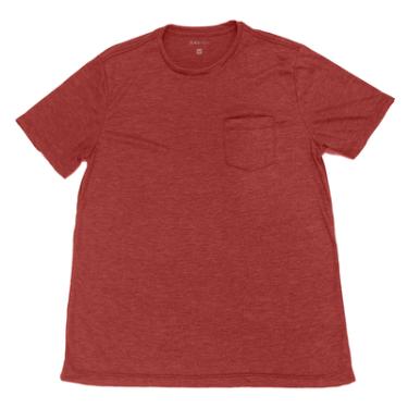 Imagem de CAMISETA MC BOLSO BASIC+, EM TECIDO POLIESTER COM VISCOSE, VERMELHO G