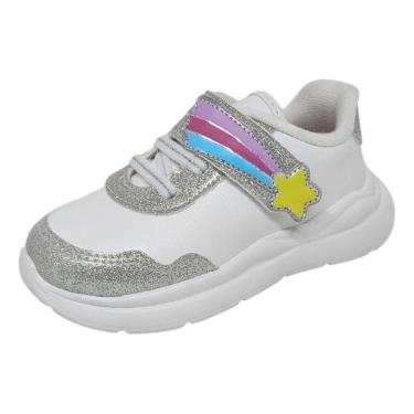 Imagem de Tenis Infantil Menina Confortavel Moda Casual Molekinha