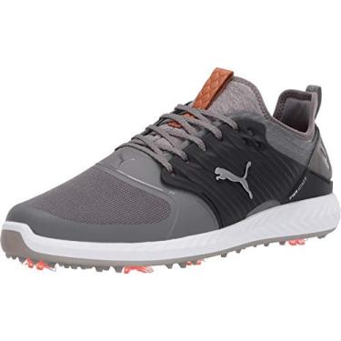 Imagem de PUMA GOLF Ignite Pwradapt masculino com gaiola, Tom silencioso - bronze-puma preto, 8.5 Wide
