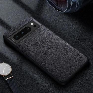 Imagem de Capa De Telefone De Couro Luxuosa Para Google Pixel Estilo Retro Cor S