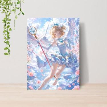 Imagem de Quadro Sakura CardCaptor Anime A4  Placa MDF 16 - Lomi Art