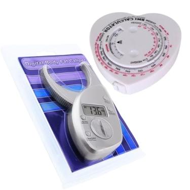Imagem de Adipômetro Digital + Fita Antropométrica com Cálculo IMC, Avaliação Corporal