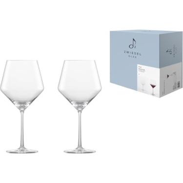 Imagem de ZWIESEL GLAS M122322 Taça de vinho, inquebrável, puro para vinho tinto (Borgonha) Borgonha, conjunto de 2, feito à máquina