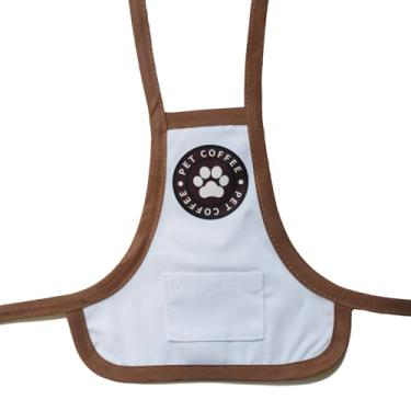 Imagem de Roupas de Halloween para gatos - Avental para animais de estimação, toalha de saliva, fantasia de cachorro, cosplay engraçado para animais de estimação - branco, grande, adequado para a maioria dos