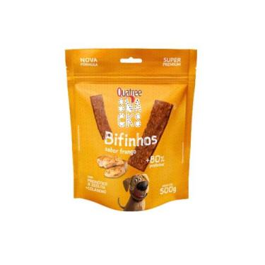 Imagem de Kit Petisco Para Cães Quatree Snacks Bifinhos Sabor frango, 01 unidade