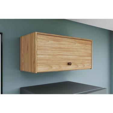 Imagem de Armário Aéreo P- Cozinha Torino C- 1 Porta Basculante 70cm Mel - Movelbento