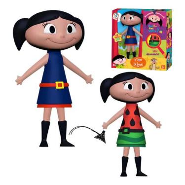 Imagem de Boneca Show Da Luna Vinil Troca Roupa Melancia Cardoso Toys