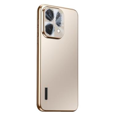 Imagem de FWYANZH Ouro, X9Pro, capa para Oppo Find X9/X9pro, borda galvanizada, fina, à prova de choque, proteção de lente com tudo incluído, capa elegante