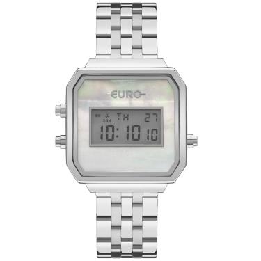Imagem de Relógio Euro Feminino Fashion Fit Glam Prata - Eujhs06baa/4k Relógio Euro Feminino Ff Glam Prata - Eujhs06baa/4k