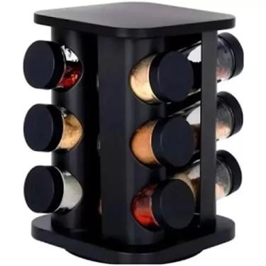 Imagem de Porta Tempero 12 Potes Base Giratória