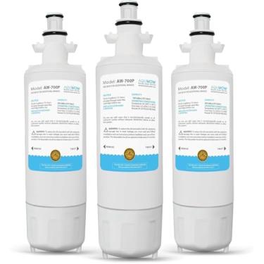 Imagem de AQUWOW Conjunto de 3 unidades de substituição de filtro de água para geladeira – Compatível com LG LT700P, Kenmore 9690, 469690, ADQ36006102 (3)
