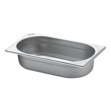 Imagem de Conjunto de Cubas 10 peças Tramontina GN 1/4 em Aço Inox sem Alças Profundidade 65 mm - Aço 430