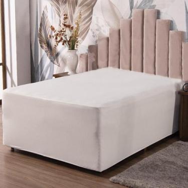 Imagem de Lençol Luva King Cama Conjugada Veste Colchão E Box Malha 1P - Ametist