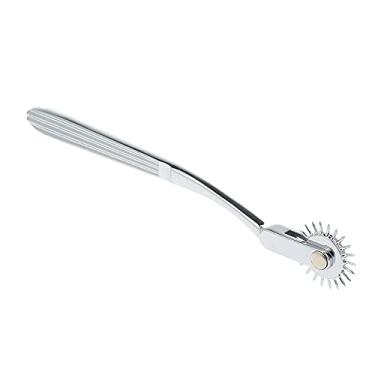 Imagem de Pinwheel de Wartenberg para Diagnóstico Médico Martelo Reflexo Aço Inoxidável Testes Neurológicos Verificação Reação Nervosa e Sensibilidade com Cabo Antiderrapante Dispositivo Neurocirurgia Ortopedia