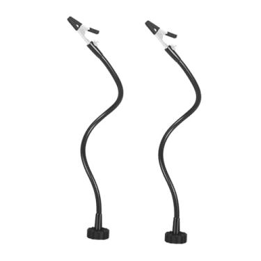 Imagem de Gralara Conjunto de 2 Braçadeiras Auxiliares para Soldagem com Suporte para Fios e Pescoço de Ganso Flexível