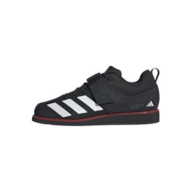 Imagem de adidas Tênis unissex para halterofilismo Powerlift 5, Preto/Branco/Rubi Puro, 9.5 Women/8.5 Men