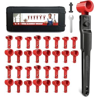 Imagem de Door Hinge Adjustment Tool Kit Door Gap Adjustment Tool for Precise Hinge Gap Adjustment Upgraded Hinge Gap Adjusting Wrench for Installation and Repair of Residential and Commercial-26