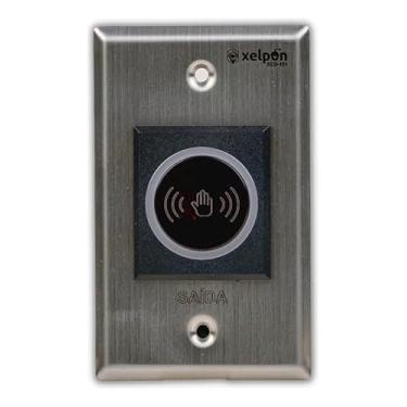 Imagem de Botoeira No Touch Saída Infravermelho Inox Controle Acesso