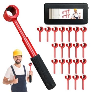 Imagem de Door Hinge Adjustment Tool Kit Door Gap Adjustment Tool for Precise Hinge Gap Adjustment Upgraded Hinge Gap Adjusting Wrench for Installation and Repair of Residential and Commercial-11