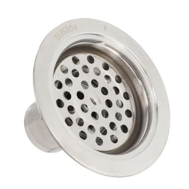 Imagem de Garosa Dreno de Piso de Banheiro de Aço Inoxidável, Ralo de Chuveiro Redondo de 3,94 pol. Com Superfície Escovada Fina Antiderrapante à Prova de Odor para Banheiro, Varanda, Hotel, Pousada