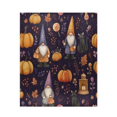 Imagem de Blueangle Gnomos fofos potes de doces cobertor super macio e quente, 127 x 152 cm, leve para todas as estações, cobertor aconchegante para cama, sofá, sofá, fácil de cuidar (531)