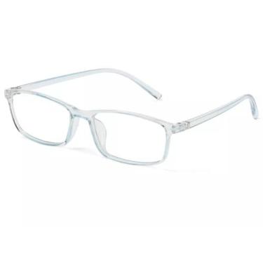 Imagem de Óculos Transparente Azul Claro Anti Luz Azul Blue Ray Uv UltraLeve - D