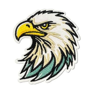 Imagem de FANCIBAND Eagles Patch de ferro no remendo, bordado a ferro/costurado, para jaquetas, mochilas, jeans, chapéus de caminhoneiro, bolsas e camisas