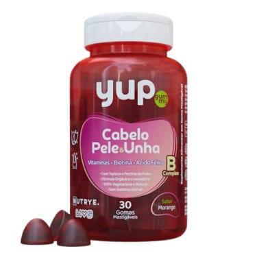 Imagem de Yup Gummy – Cabelo, Pele e Unha: Suplemento em Gomas com Biotina – Sabor Morango – Fórmula Vegetariana para Fortalecimento e Beleza – Sem Glúten e Sem Lactose – 30 gomas - Nutrye