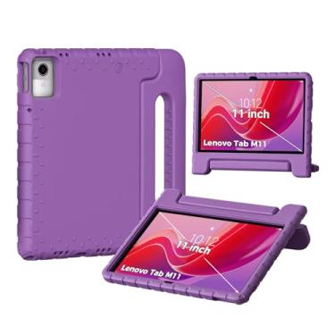 Imagem de Bolete Capa infantil para tablet Lenovo Tab M11 (TB-330FU/TB-330XU) de 11 polegadas, capa ajustável de EVA macia e à prova de choque para tablet Lenovo M11/Xiaoxin Pad 2024 11 polegadas (TB-331FC