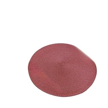 Imagem de Conjunto De Jogos Americanos Redondos, Adequados Para Arranjos De Mesa, Uso Na Cozinha(6,Vinho)