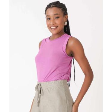 Imagem de Blusa Feminina Sem Manga Marisa-38016, Roxo, GG