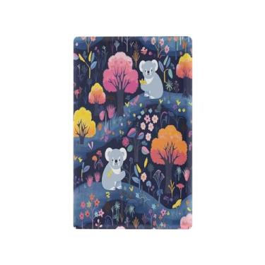 Imagem de Wassud Linda placa de cobertura de interruptor de luz coala, 1 capa de tomada em branco placa de parede decorativa decoração de casa sala de estar quarto