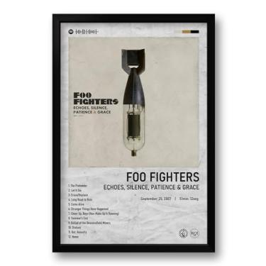 Imagem de Quadro Álbum Spotify Echoes, Silence, Patience & Grace - Foo Fighters - 40x60cm