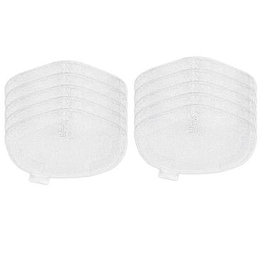 Imagem de 10 Panos de Mop a Vapor para Limpador Polti Vaporetto Paeu0332 Laváveis e Reutilizáveis Compatíveis com 40_Mop 35_Mop SV