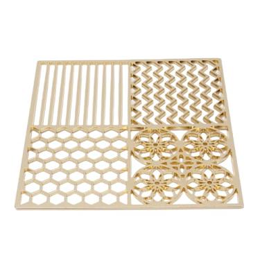 Imagem de Bandeja Moderna de Carimbo de Gelo de Cobre, Acessórios Modernos de Barman de Molde de Gelo para Coquetéis de Uísque Com Gelo Claro (D)