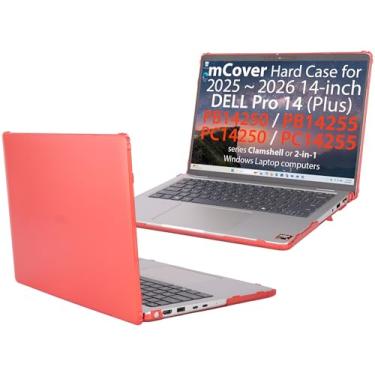 Imagem de mCover A capa é compatível apenas com Dell Pro 14 Plus PB14250 PB14255 e Pro 14 PC14250 PC14255 e Pro 14 PC14250 PC14255 (Não serve para nenhum outro modelo Dell) - vermelho