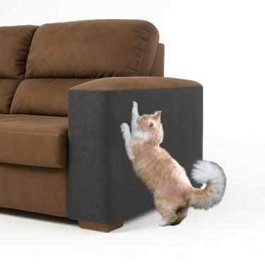 Imagem de Arranhador E Protetor De Sofá Carpete Adesivo Gatos 1mx50cm