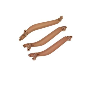 Imagem de Conjunto de 3 puxadores internos para portas de carros com volante à esquerda, compatível com BMW X5 X6 F15 F16 2014 2015 2016 2017 2018.(Brown)