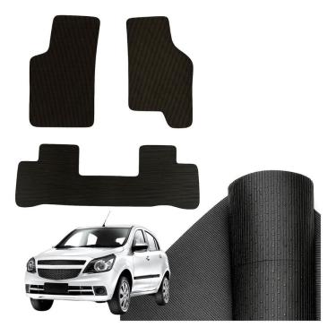 Imagem de Tapete Borracha Agile 2009 A 2014 Antiderrapante Sob Medida