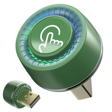 Imagem de PTGTO Adaptador CarPlay sem fio (atualização 2025), converte com fio para carro sem fio, sem latência e sem quedas, funciona com iPhone 6+, iOS 10+, veículos de 2016 com CarPlay com fio, USB-A e