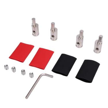 Imagem de aqxreight 4 Pcs Redutor de Entrada de Amplificador de Latão Com Acessórios Conectores de Terminal de Fio de Amplificador Estéreo de Carro para Estéreo de Veículo 4GA a 8GA Excelente Condutivi (4GA a