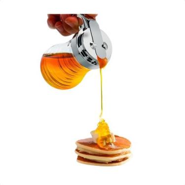 Imagem de Meleira de Vidro Com Tampa de Plástico Bico Dosador 200 ml - Haüskaft