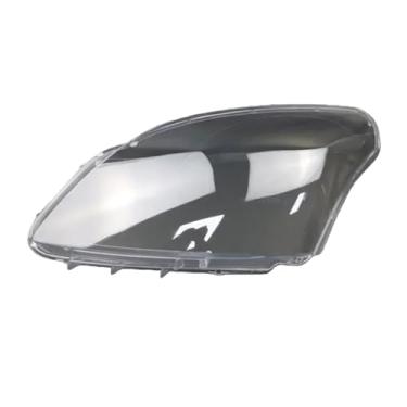 Imagem de Frente do carro farol capa transparente abajur escudo do farol compatível com renault koleos 2009 2010 lente de vidro lâmpada caso luz(Left)